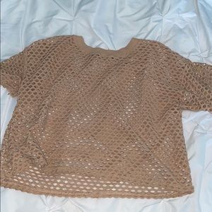 Mesh cover up top or t shirt